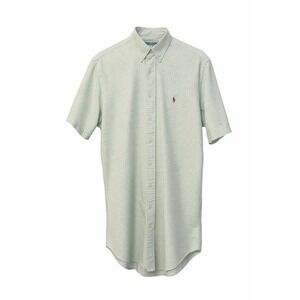 Ralph Lauren Polo Oxford Shirt Mens‎ Size L Green Check  Preppy Y2K Heritage